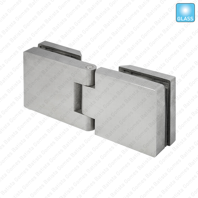 Dobradi�a vidro / vidro - INOX 304